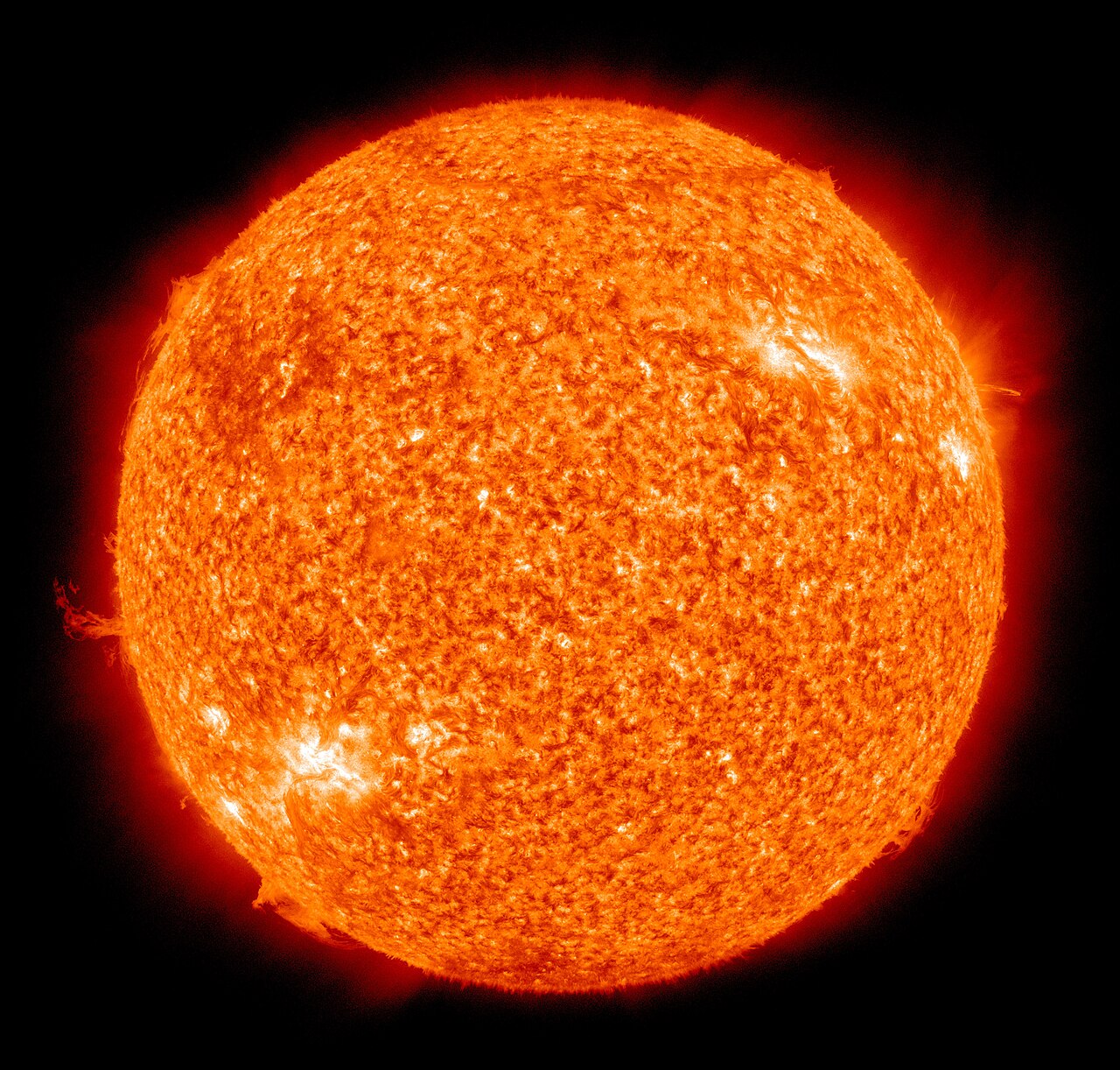 The Sun, photographed by NASA's Solar Dynamics Observatory.